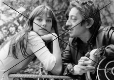 PHOTO DE SERGE GAINSBOURG JANE BIRKIN