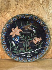 Plat ancien cloisonné chinois