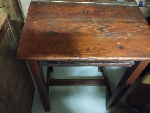 Ancien bureau écolier - bureau, d'écolier