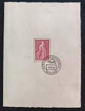 BIENFAISANCE NOUVELLE ANNEE Mr TRUSSART 1964 CHARLEROI, BELGIQUE  1er jour fdc