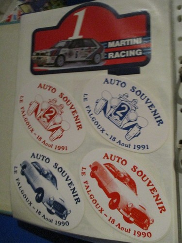 Lot autocollants sport auto - lot,