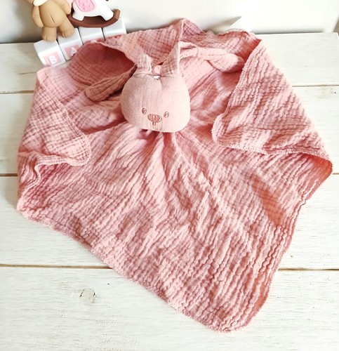 Nattou doudou carré lapin - nattou,