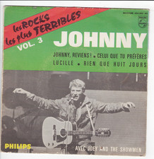 Johnny HALLYDAY      Johnny reviens    POCHETTE PAPIER   "7" 45 tours EP