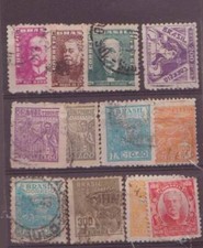 lot 12 timbres poste  anciens