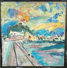  Huile sur toile Bernard Damiano (1926-2000)