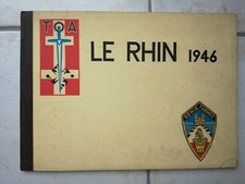 B5- LE RHIN 1946 GENIE 1° Armée TOA RHIN DANUBE livre photos des ponts