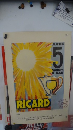 Affiche poster ricard 1956 - affiche,