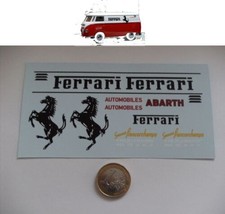 pour vw combi assistance ferrari 1/18 scuderia abarth