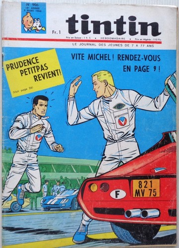 Journal tintin 906 michel - tintin, n°906