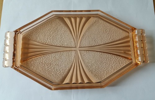 Plateau ancien vieux rose art - ancien,