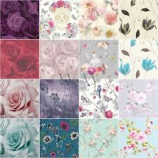 Papier Peint Fleur Jardin Botanique Prairie Roses Fleurs - Choisissez Design