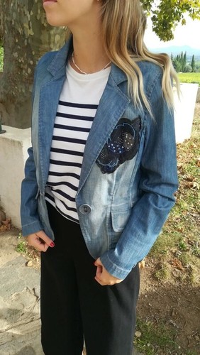 Veste jean occasion femme - veste,