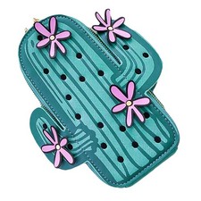 1Pc Retro Cactus Crossbody Bag