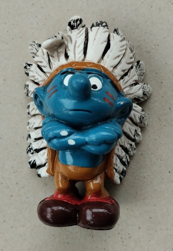 Figurine schtroumpf chef - figurine,