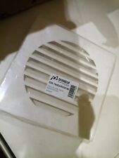 grilles  de ventilation ou décompression de hotte de cheminée blanche 19/ 19cm 