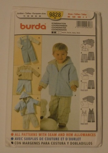 Burda sewing pattern 9828 - burda,