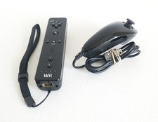 Manette Nintendo Wii Wiimote Officielle Noire + Nunchuk TBE RVL-003 Wii WiiU