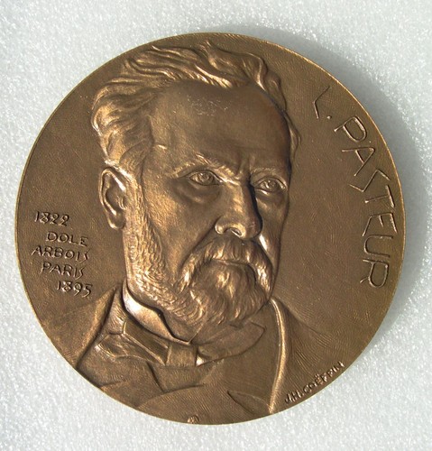Medaille louis pasteur par - louis,