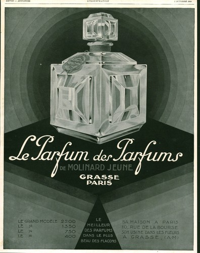 Publicité ancienne parfum - parfum, de