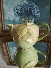 Grande Théière😍 feuilles Barbotine Made In Italy