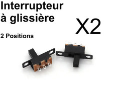 Lot 2 mini interrupteurs ON