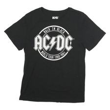 AC DC T-Shirt Graphique Noir