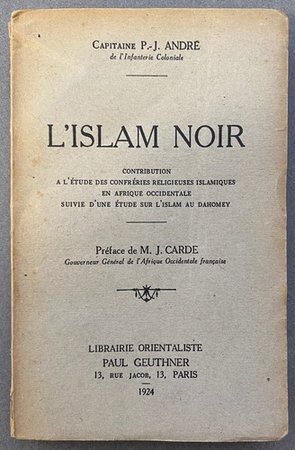 Livre islam noire par cpt - livre, noire"