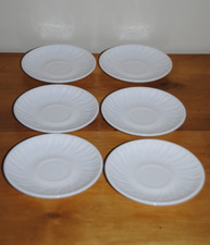 ❤️ARCOPAL Assiettes Soucoupes à Tasses Café Lot de 6  Ø 12,5 cm Vintage Ancien