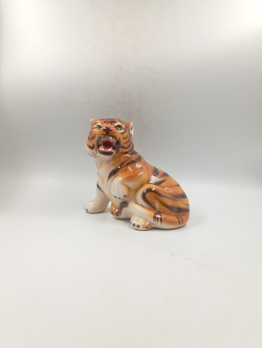 Statue bébé tigre céramique - statue,