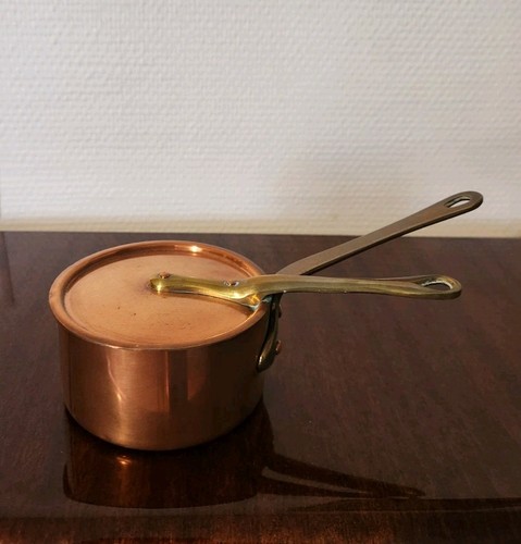 Mini casserole cuivre - casserole, Étamé