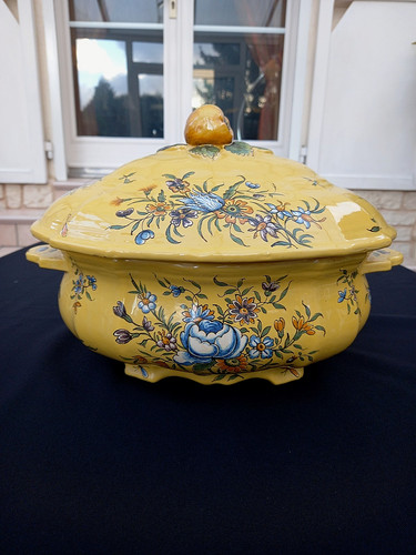 Ancienne soupiere faience - ancienne,