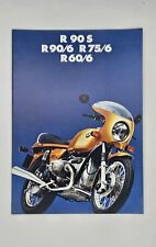 ORIGINAL CATALOGUE BROCHURE PUBLICITAIRE 20 PAGES BMW R90S r90/6 R75/6 R60/6