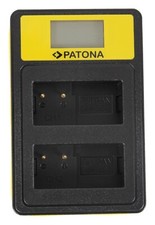 DMW-BLC12 Chargeur PATONA Smart Dual LCD USB Compatible pour PANASONIC