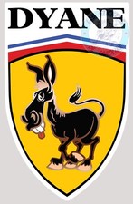 AUTOCOLLANT DYANE CITROEN 2CV