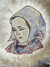 Paul FOUILLEN Assiette anciens