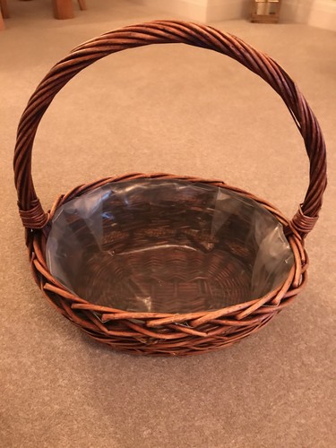 Panier osier marron - panier,