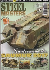 STEEL MASTERS N°150 151 VAB GOLF / TRACTEUR CASE / M-35 GUNTRUCK / SAINT CHAMOND