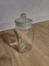bocal à bonbons ancien en verre