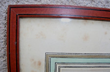 Cadre XIXème bois+verre 25,5