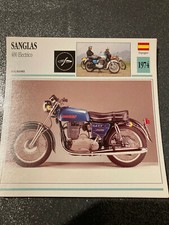 CARTE FICHE MOTO collection ATLAS SANGLAS 400 ELECTRICO 