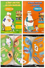 Lot de 2 coffrets Dvd Il était une fois l'homme et les explorateurs