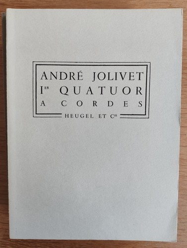 André jolivet 1er - jolivet, quatuor