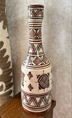 Vase marocain poterie motif - marocain,
