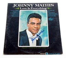 Johnny Mathis Disque Vinyle Signé Album L'Amour C'Est Tout Avec AUTO