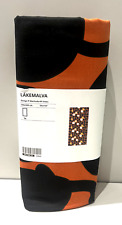 Tissu prédécoupé IKEA LAKEMALVA, orange, 150 x 300 cm, 59 x 118" NEUF 100 % c...