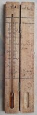 Rare: Ancien thermomètre Échelle de Réaumur milieu 19ème  C66