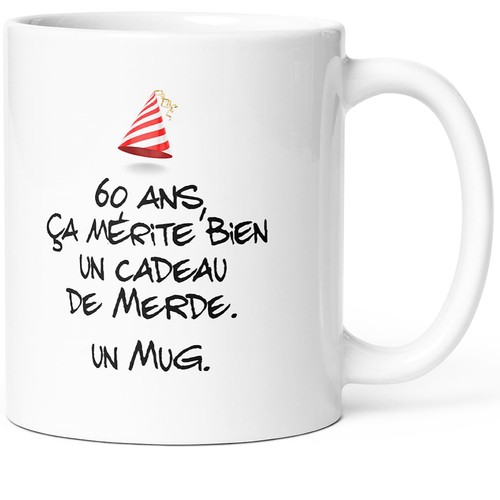 Mug anniversaire ans humour - mug,