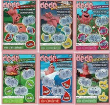 lot 6 tickets a gratter - FDJ