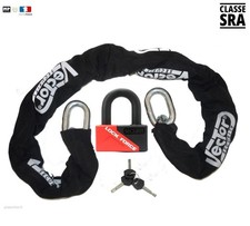 CHAINE ANTIVOL Homologué  moto Scooter Quad  Homologué Assurance SRA