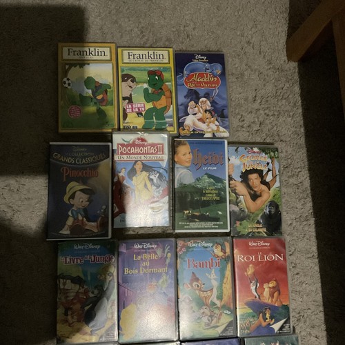 Lot cassettes vhs les - lot,